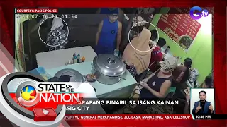 Lalaki, harapang binaril sa isang kainan sa Pasig City | SONA