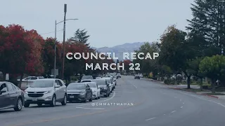 March 22 City Council Recap