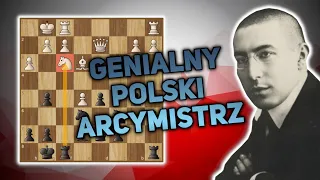 Polski Arcymistrz, który grał w szachy po prostu GENIALNIE!! | Alechin - Rubinstein
