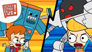 Who Wins This ROBOT BATTLE?! - Micah's Super Vlog | Bible Stories for Kids