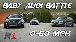 2020 Audi A3 vs. S3 vs. RS3: 0-60 Test!