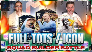 OMG!!🔥 FULL TOTS / SPECIAL ICON Squad Builder Battle 🤩🔵