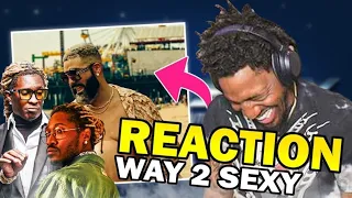 Drake ft. Future and Young Thug - Way 2 Sexy (REACTION!!!)