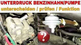 [TUTORIAL] Roller Benzinhahn Benzinpumpe / unterscheiden / prüfen / tauschen