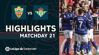 Highlights UD Almería vs Real Betis (2-3)