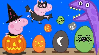 Peppa Pig 🎃 Peppa Pig Halloween Special - Peppa Pig Halloween Surprise Eggs