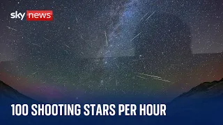 Perseid Meteor Shower: Up to 100 shooting stars per hour