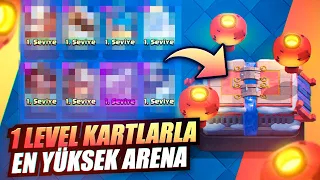 1 Level Kartlarla Liglerde Oynamak!!🔥