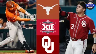 #5 Texas vs #3 Oklahoma Highlights | Big 12 Championship Game | 2022 College Baseball Highlights