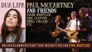 Dua Lipa + Paul McCartney & Friends (Mark Knopfler, Eric Clapton, Phill Collins etc)