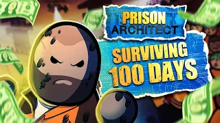 Surviving 100 Days In Prison Architect Hardcore! Legendary Prisoners, Gang Wars Here's What Happened