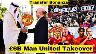 GAME-CHANGER-ALERT✅Sheikh Jassim Clinches £6B Man Utd Takeover |  Transfer Blitz as Glazers Exit