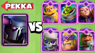 PEKKA VS ALL EVOLVED CARDS 😳