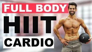 Full Body HIIT Cardio Workout | Cardio Slam Ball Workout