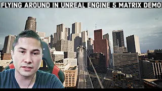 Flying Around In Unreal Engine 5 Matrix Demo