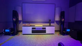 Kef Blades paired with McIntosh MC1.25KW MonoBlocks ... at Best Buy