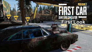 Junkyard Simulator: First Car / First Look / Gameplay