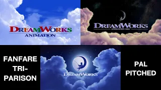 DreamWorks Animation Fanfare Tri-parison (2004/2010/2022) PAL Pitched