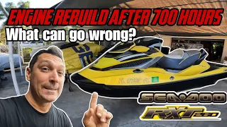 2011 SeaDoo RXT 260 with over 700 Hours Engine Rebuild +  Ernesto Calas Tech tips & Tricks