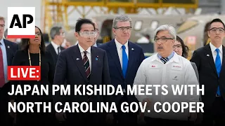 LIVE: Japanese PM Fumio Kishida meets with North Carolina Gov. Roy Cooper for lunch