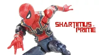 Marvel Legends Iron Spider Avengers Infinity War Thanos BAF Wave Movie Hasbro Figure Toy Review