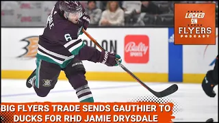 What happened between the Flyers and Cutter Gauthier & who is Jamie Drysdale?