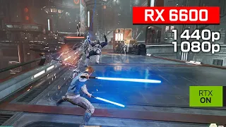 RX 6600 Jedi Survivor 1080p - 1440p - Ray Tracing - Epic