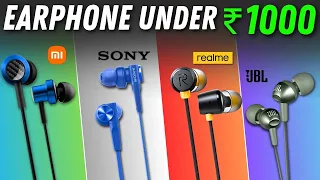 Top 5 Best Wired Earphones Under Rs1000🔥Best Earphones Under ₹1000 in 2024⚡