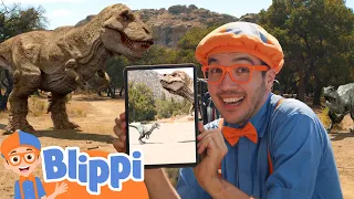 Blippi Learns About Dinosaurs at T-Rex Ranch! | Fun and Educational Videos for Kids