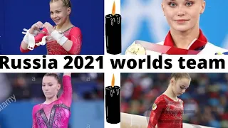 WAG Team Russia for 2021 World Championships