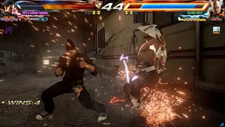 Tekken 7 | Kazuya Max PEWGF Wallcarry : Damage