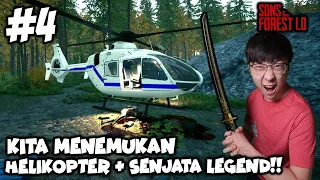 Kita Menemukan HELIKOPTER & SENJATA LEGENDARIS!! - Sons of The Forest Full Release - Part 4