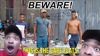 THE CAPE FLATS ARE BRUTAL!!!😮🔥{(INSIDE SOUTH AFRICA'S MOST DANGEROUS NEIGHBORHOOD REACTION VIDEO😈)}