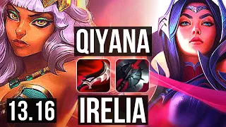 QIYANA vs IRELIA (TOP) | 73% winrate, 8/1/4, Rank 8 Qiyana | TR Master | 13.16