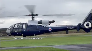 Gazelle Helicopter at Thruxton Airport