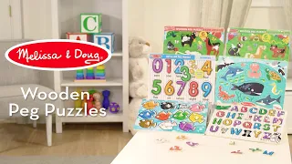 Melissa & Doug Peg Puzzles | Children's puzzles