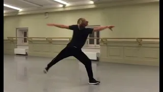 Evgeni Plushenko Rehearsals at the Bolshoi Theater.