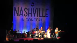 Sam Palladio, Clare Bowen, and Jonathan Jackson 5/5/16 Nashville Tour MSG NYC