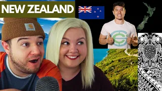 American Couple Reacts to New Zealand - Geography Now!
