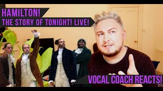 Vocal Coach Reacts! Hamilton! Story Of Tonight! Live!