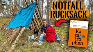 Überleben mit NOTFALL RUCKSACK - Vom KATASTROPHENSCHUTZ empfohlen | Survival Mattin