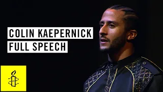 Colin Kaepernick, Amnesty International Ambassador of Conscience (full speech)