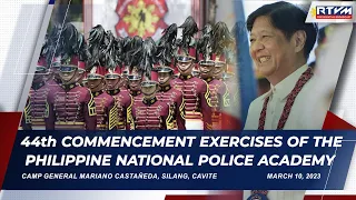 44th Commencement Exercises of the Philippine National Police Academy 3/10/2023