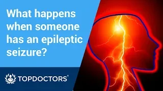 What happens when someone has an epileptic seizure?