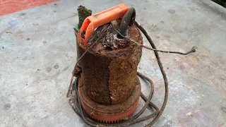 Rusty 3 Phase AC Submersible Water Pump Restoration