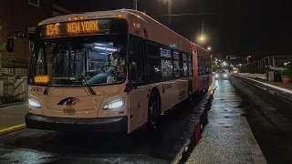 (A NEW BREED) NJT 2024 NEW FLYER XD60 #24001 on route 154