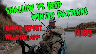 Fishing Report Jan 26-2022 When To Fish Deep Vs Shallow In Winter