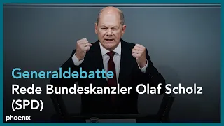 Generaldebatte des Bundestags: Rede von Bundeskanzler Olaf Scholz (SPD) am 07.09.22