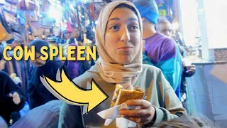 Delicious Street Food Tour in  Marrakech, Morocco! 🇲🇦