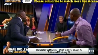 Sugar Shane Mosley TALKING ABOUT Mayweather vs McGregor | Undisputed